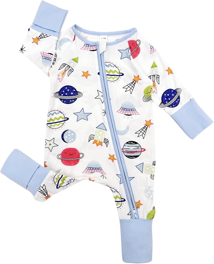 Bow Dream Baby Boy Romper Jumpsuit Bamboo Rayon Baby girl Clothes Baby Romper Clothing Newborn-24 Months