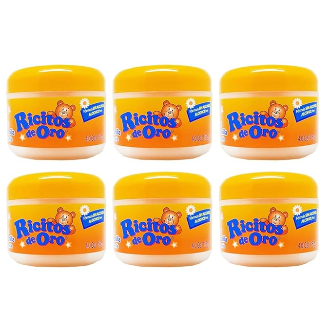 Ricitos De Oro Styling Gel Chamomile Manzanilla 4.0 Oz (115g) - Pack of 6
