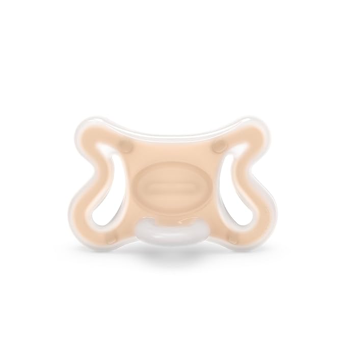 Suavinex Zero Zero Silicone Baby Pacifier w/SX Pro Physiological Pacifier Nipple (6-18M), Fair
