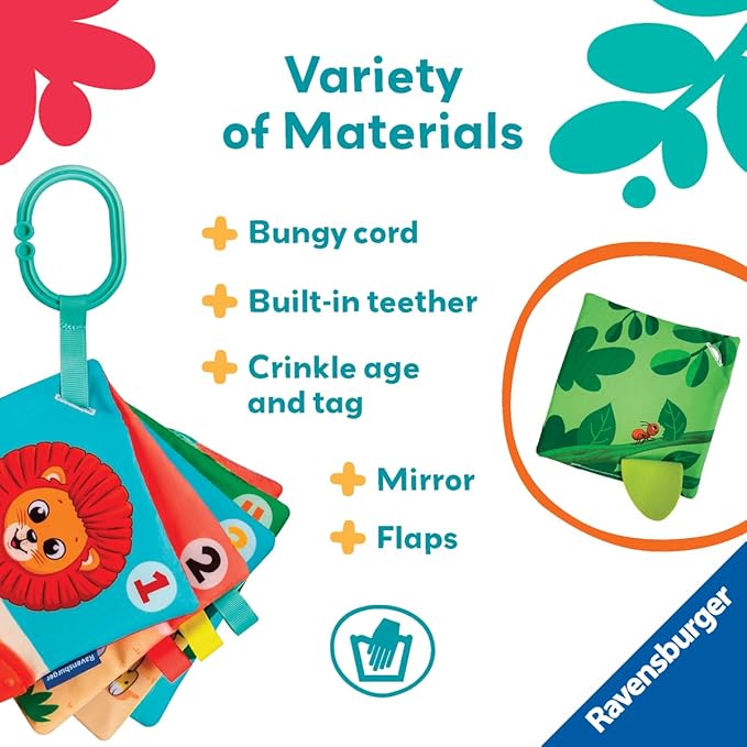 Ravensburger Play+ My First Book - Numbers & Colours - Early Learning Fun - Engages Visual & Cognitive Skills