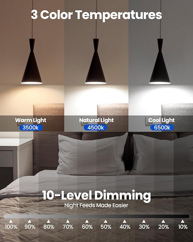 KINDEEP E26 Rechargeable Light Bulbs, A19 LED Battery Operated Bulb with Remote, 2000mAh Wireless Backup Light Bulb - Dimmable, 15 Colors & 3 Timer for Sconces Lamp Camping, 2 Pack