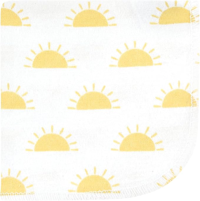 Hudson Baby Unisex Baby Flannel Cotton Washcloths, Desert Cactus 10 Pack, One Size