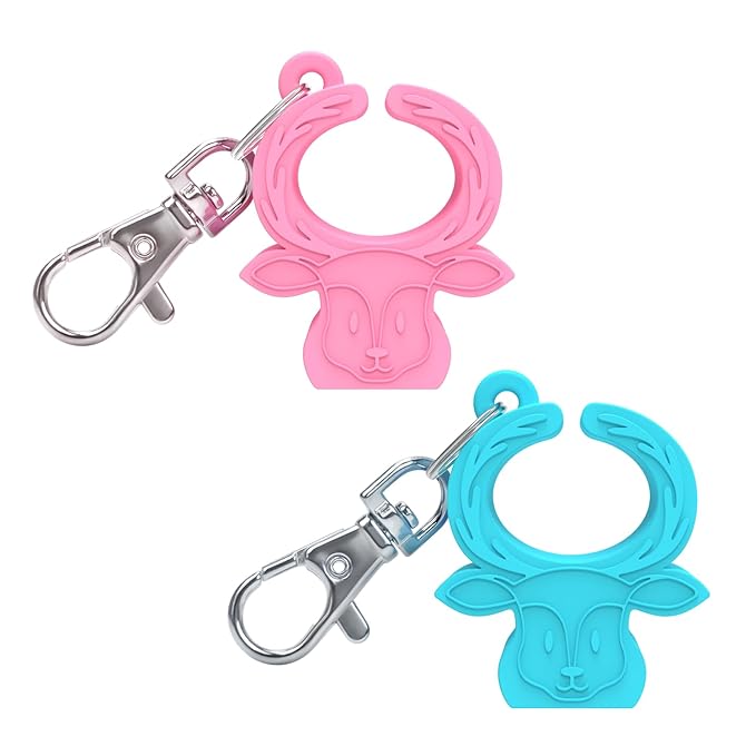 MORLIKE LIVING Silicone Buckle Release Tool, Unbuckle Assistant, Easy Buckle Release Aid for Parents and Caregivers to Unbuckle (Mint-Pink)