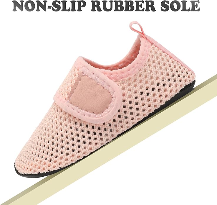 JIASUQI Baby Boys and Girls Barefoot Swim Water Skin Shoes Aqua Socks for Beach Swim Pool