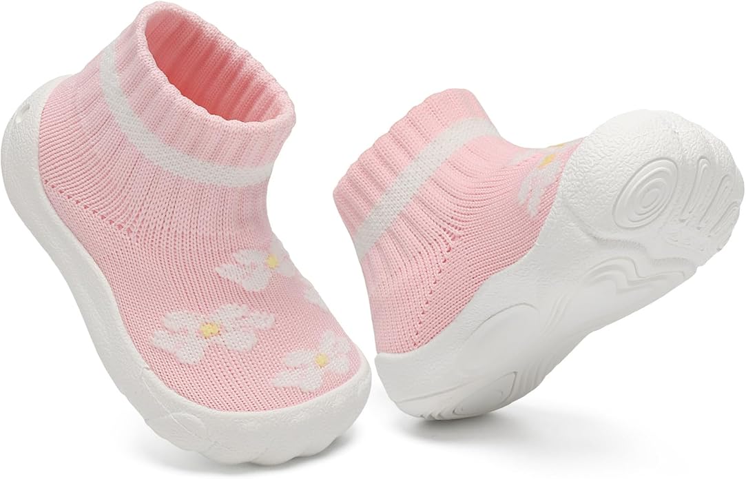 Baby Sock Shoes Breathable First Walking Shoes for Baby Girl Boy 6-24 Months Ultra-Light Infant Slippers Toddler Sneakers
