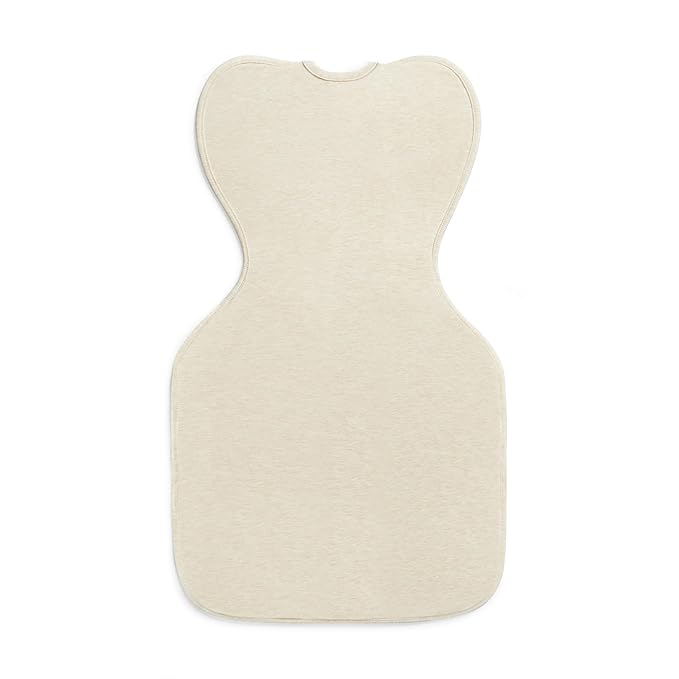 Love to Dream Swaddle UP Warm, 2.5 TOG, Dramatically Better Sleep, Allow Baby to Sleep in Preferred Arms Up Position for Self-Soothing, Snug Fit Calms Startle Reflex, 5-8.5lbs, Oatmeal Bees