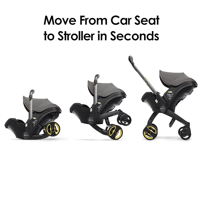 Doona Car Seat & Stroller, Greyhound - All-in-One Travel System