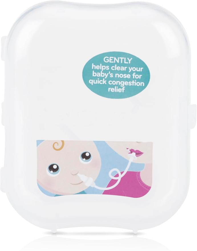 Nuby, Breathe-EEZ Infant Nasal Aspirator with Travel Case, 5"