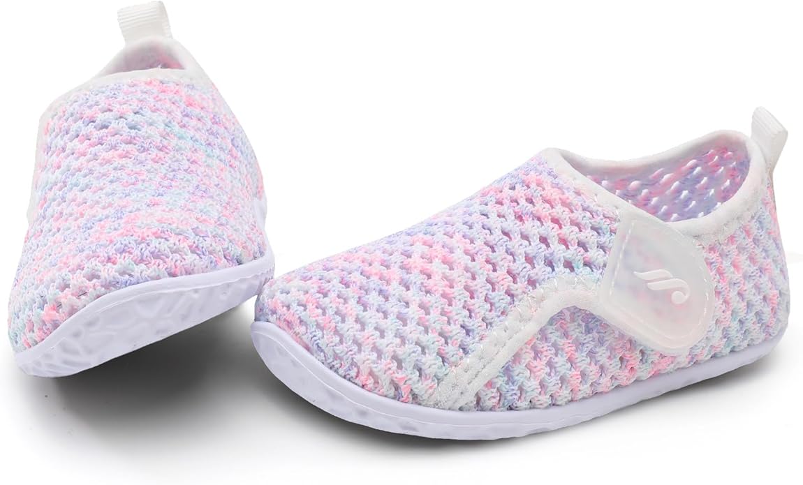 JIASUQI Baby Boys Girls Barefoot Swim Pool Water Shoes Beach Walking Sandals Athletic Sneakers