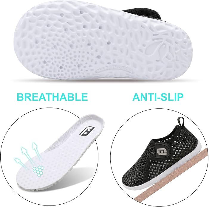 JOINFREE Baby Toddler Water Shoes Boys Girls Sandals Barefoot Kids Breathable Sneakers Shoes for Walking Running