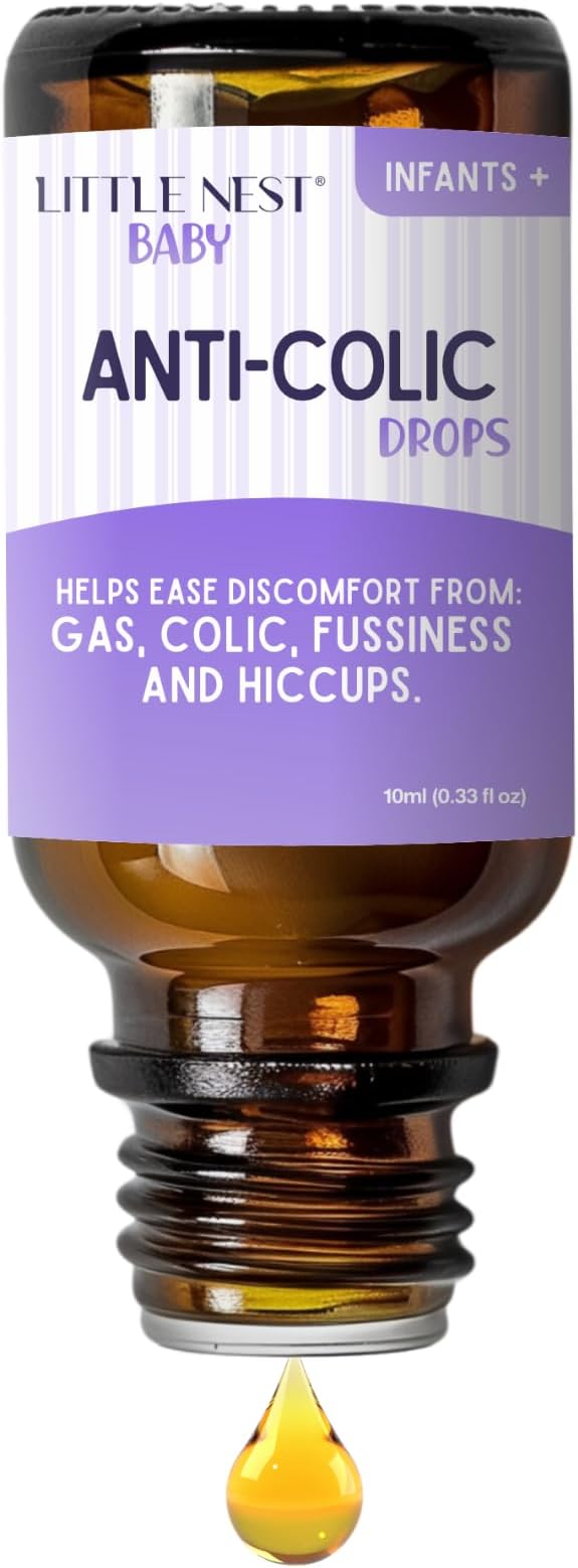 Anti-Colic Drops | 100% Natural Clean & Safe, Up to 72 doses of Infant Colic Relief for Newborns and Babies