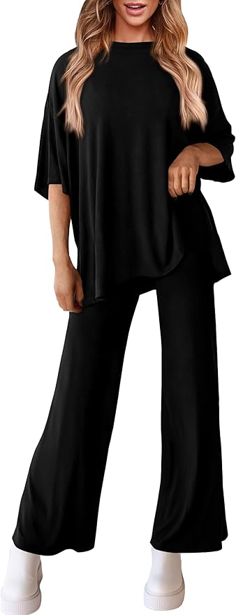 PRETTYGARDEN Two Piece Sets for Women Summer Fashion Lounge Matching Set 2026 Spring Travel Vacation Airport Outfits Clothing