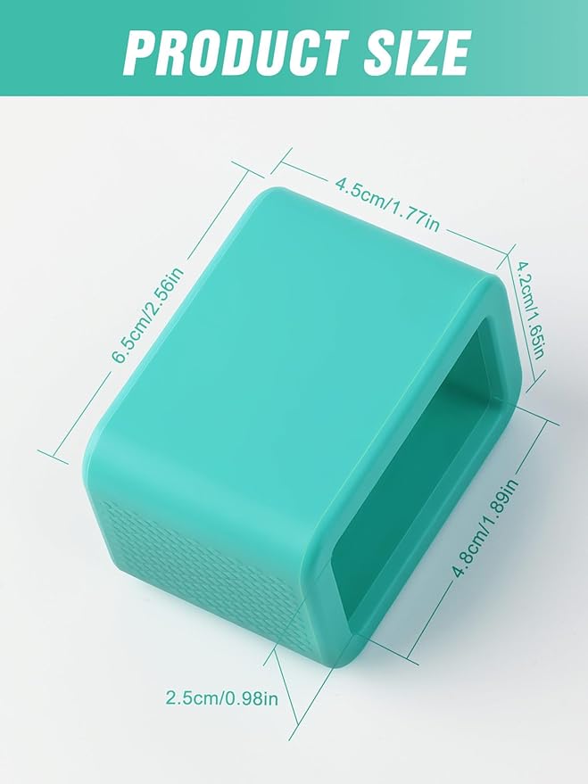 2 PCS Seat Belt Buckle Holder, Silicone Seatbelt Buckle Booster to Makes Receptacle Stand Upright for Easy Access (Mint Green)