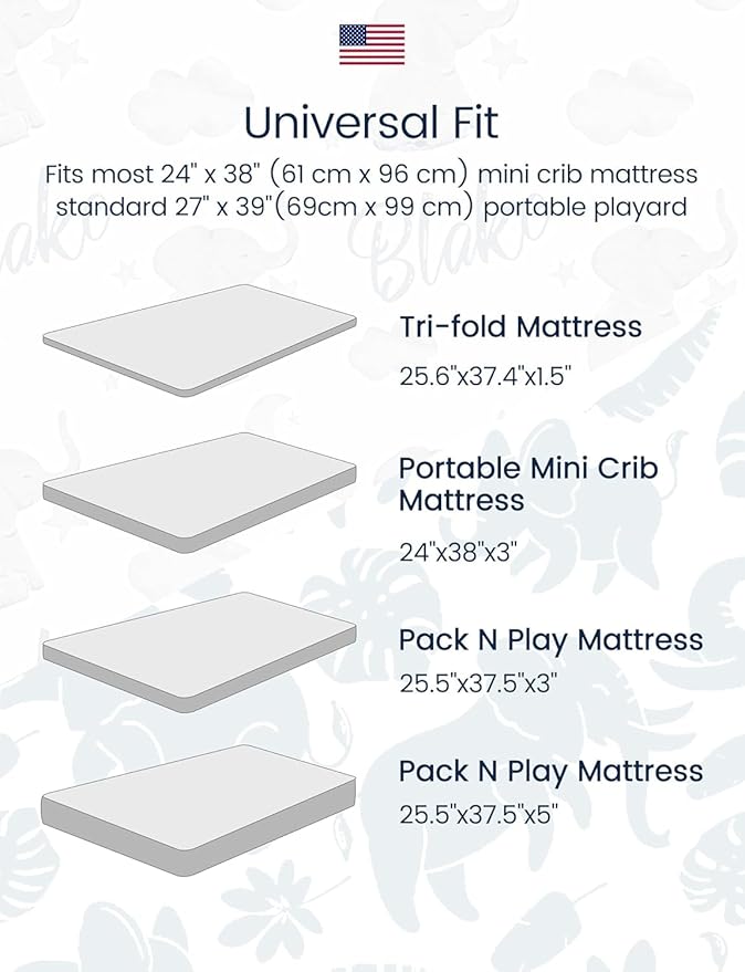Halloween Mini Crib Sheets Fits Standard Size 39" X 27" Playpen Mattress, Premium Soft Pink Pumpkin Pack and Play Sheets Fitted Neutral, 2-Pack Playard Sheets, Boo, Trick or Treat