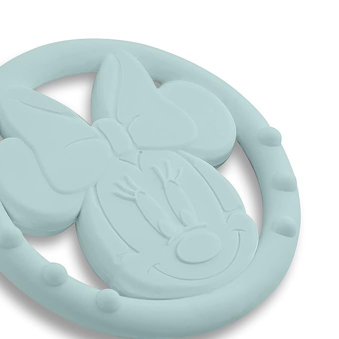 Cudlie Disney Silicone Teether Toy Set for Infants, Food Grade and BPA Free Teethers for Babies 6-12 Months, 2-Pack Teether Toys for Newborns