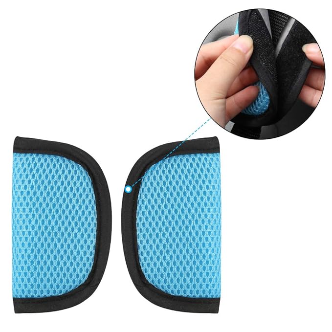 Accmor Car Seat Straps Shoulder Pads for Baby Kids, Soft Car Seat Strap Covers, Seat Belt Covers for Car Seats, Pushchair, Stroller