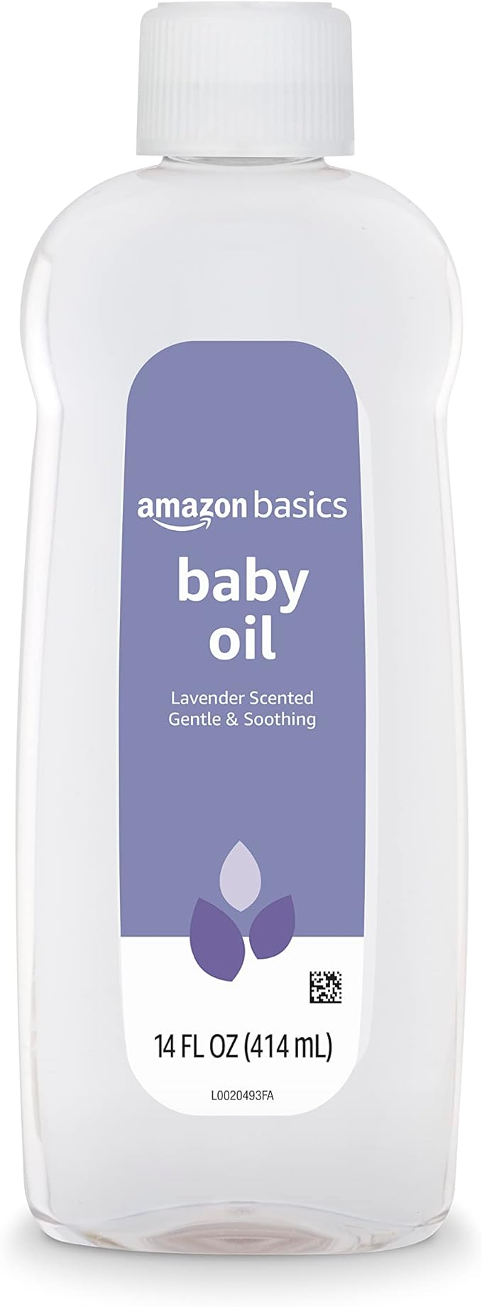 Amazon Basics Baby Oil, Soothing Lavender Scented, Prevents Moisture Loss, 14 Fluid Ounce, 1-Pack (Previously Solimo)