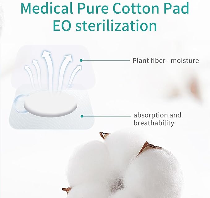 Baby Belly Navel Patches, Cotton Pads for Baby Belly Button Hernia, Infant Essentials Must Haves (7 Pieces)