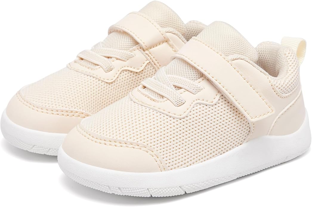 Wide Toe Box Toddler Shoes Baby First Walking Shoe Boys Girls Non-Slip Zero Drop Minimalist Tennis Sneakers