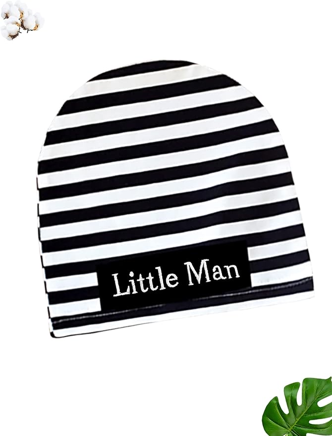 Fommy Newborn Baby Boy Clothes New to The Crew Letter Print Romper+ Pants+Hat 3PCS Outfit