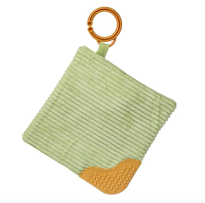 Mary Meyer Crinkle Teether Toy with Baby Paper and Squeaker, 6 x 6-Inches, Hetty Highland Cow