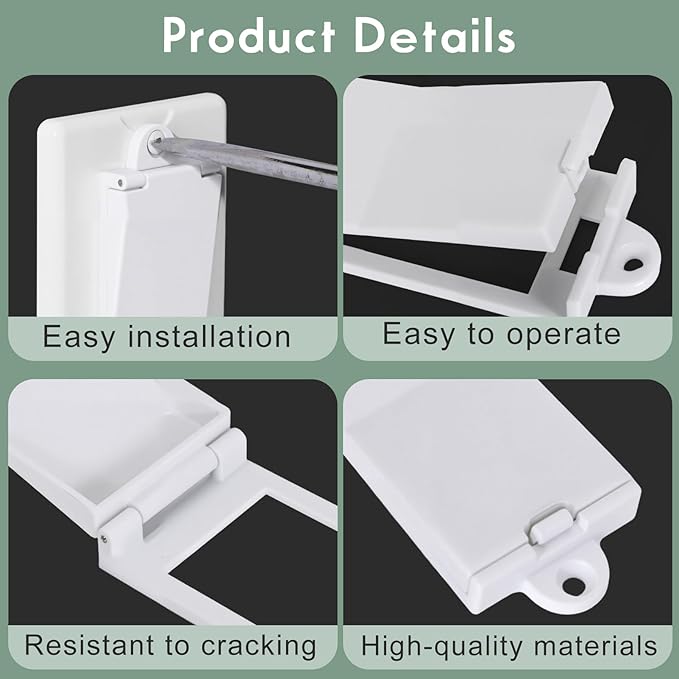 1 Light Switch Guard Cover, Baby Proof Wall Switch Cover Guard for Rocker Light Switch Protects Your Lights or Circuits from Being Accidentally Turned On or Off (White)