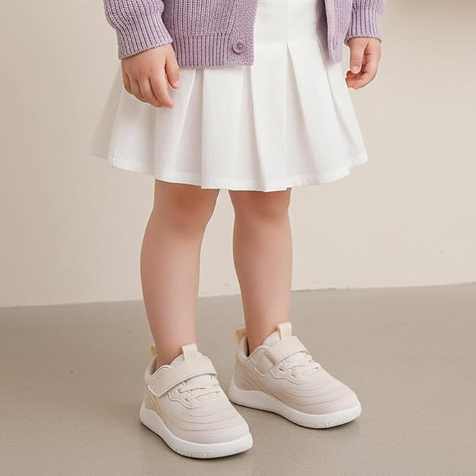 MORENDL Wide Toddler Shoes Baby Walking Shoes Boys & Girls Barefoot Sneakers Zero Drop Comfort Tennis Running Outdoor Activities