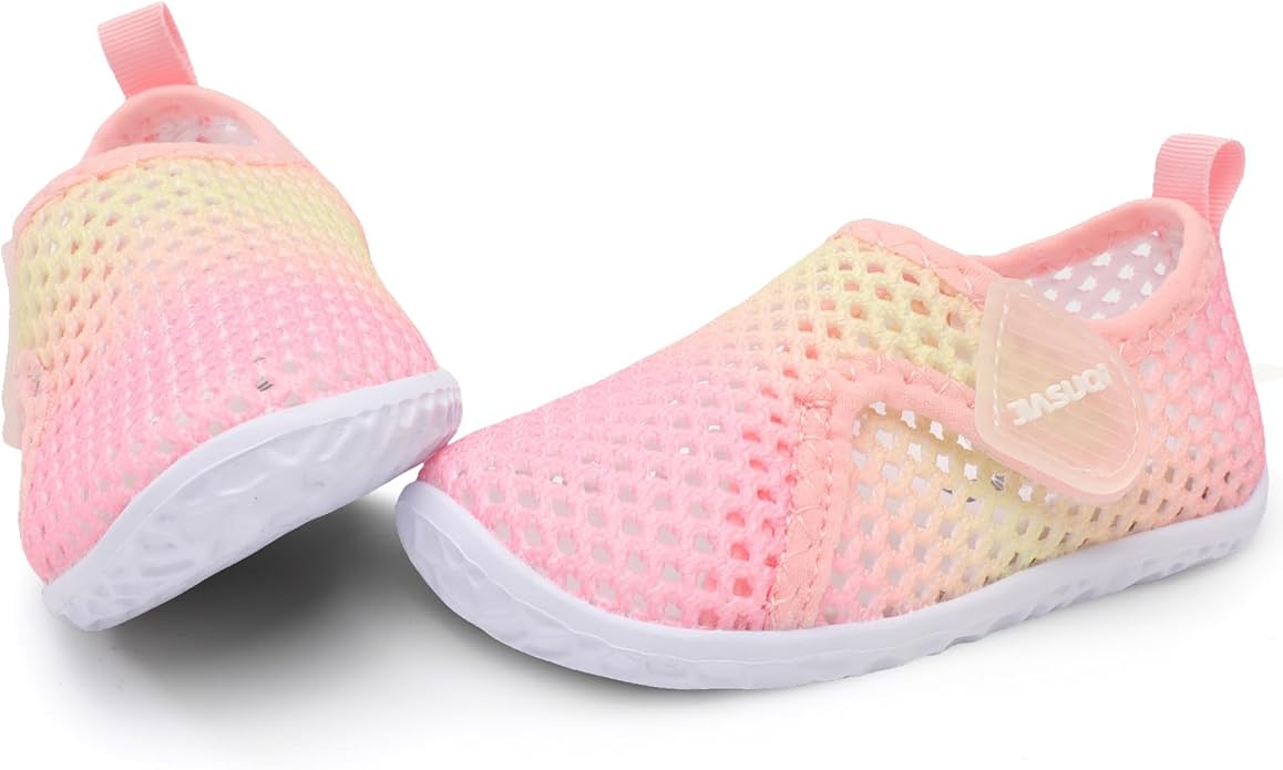 JIASUQI Baby Boys Girls Barefoot Swim Pool Water Shoes Beach Walking Sandals Athletic Sneakers