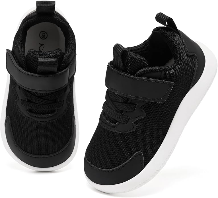 MORENDL Wide Toddler Shoes Baby Walking Shoes Boys & Girls Barefoot Sneakers Zero Drop Comfort Tennis Running Outdoor Activities