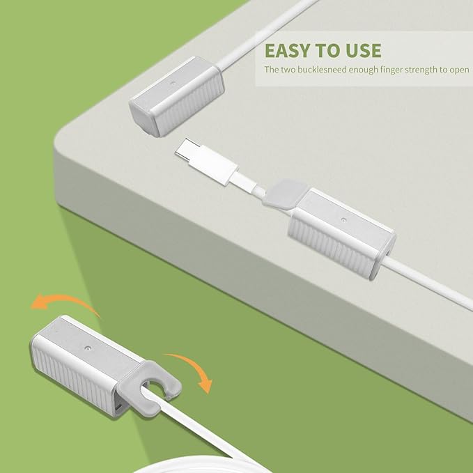 USB Charger Protector for Baby Proofing, Cord Cover Baby Proof, Electrical Safety Baby Products, Prevent Babies from Biting Charging Cable Ends（8Pcs）