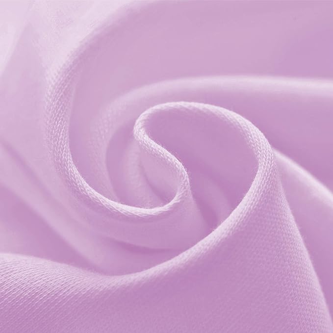 Biloban Pack and Play Sheets Fitted, 2 Pack Pack and Play Sheet Fits for Graco Pack n Play Mattress, Neutral Playard Sheets for Baby Boys and Girl, Pink & Violet