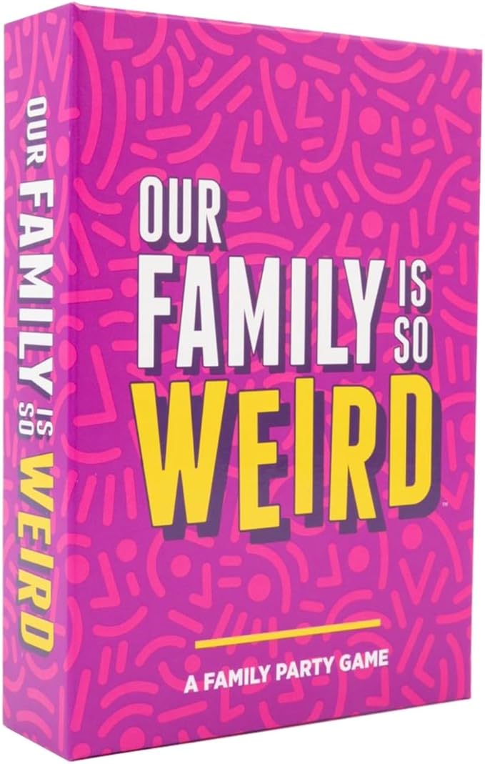 DSS Games Our Family is So Weird [A Family Card Game to Decide Who’s Most Likely to | Game Night Idea for Teens, Adults & Groups | Great for Reunions, Vacation, Road Trips]