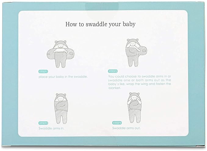 BlueMello Baby Swaddle Blanket | Ultra-Soft Plush Essential for Infants 0-6 Months | Receiving Swaddling Wrap Blue | Ideal Newborn Registry and Toddler Boy Accessories | Perfect Baby Girl Shower Gift