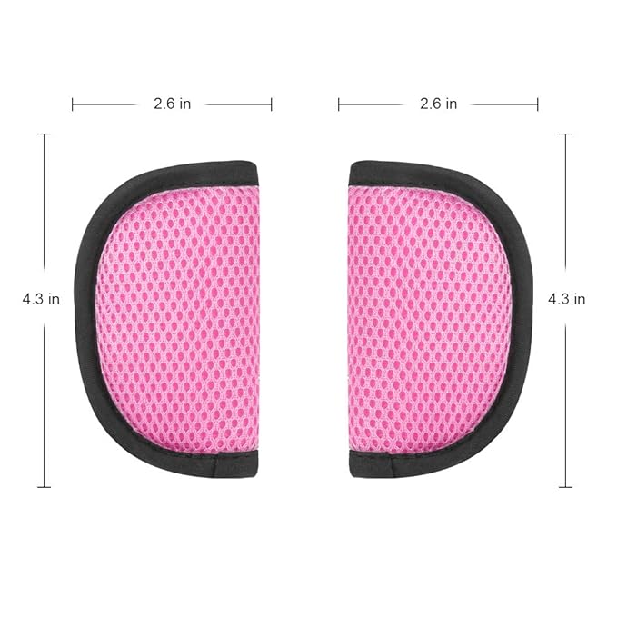 Accmor Car Seat Straps Shoulder Pads for Baby Kids, Soft Car Seat Strap Covers, Seat Belt Covers for Car Seats, Pushchair, Stroller