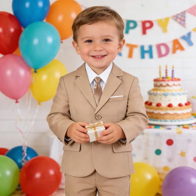 Baby Suit for Toddler Boys Infant Formal Suits Baby Boy Ring Bearer Wedding Outfit