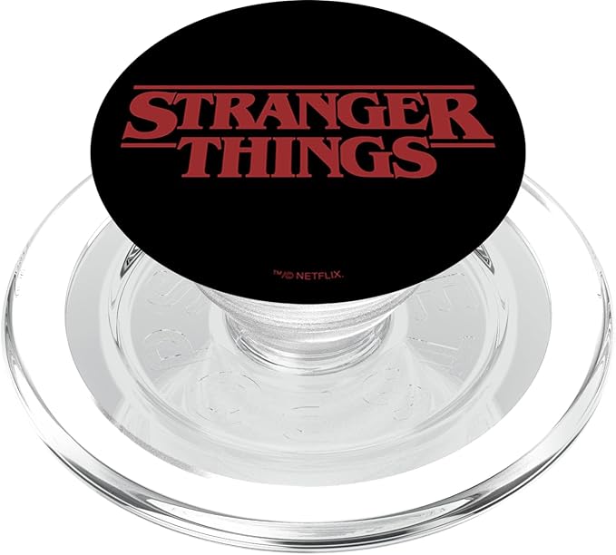 Stranger Things Basic Text Logo PopSockets PopGrip for MagSafe