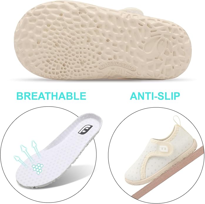 JOINFREE Baby Toddler Water Shoes Boys Girls Sandals Barefoot Kids Breathable Sneakers Shoes for Walking Running