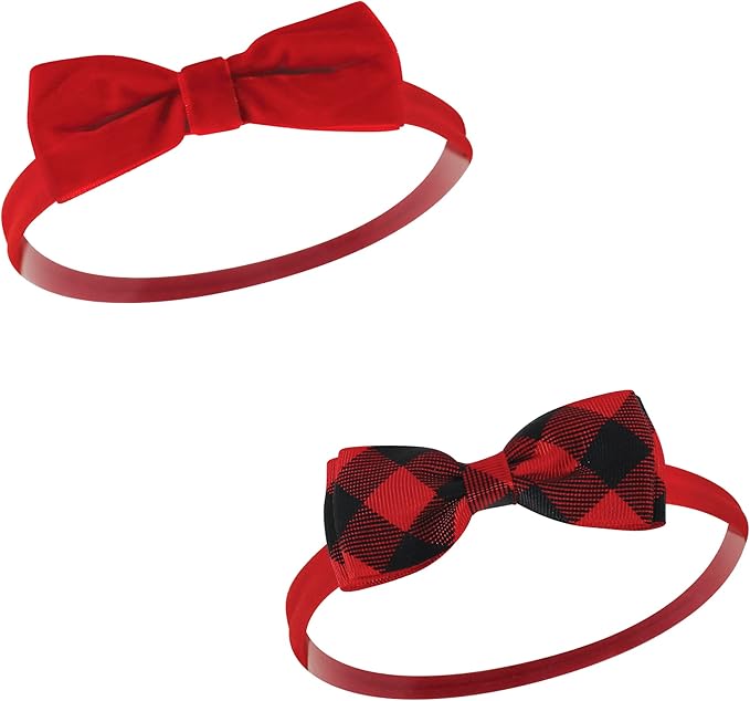 Hudson Baby Cotton and Synthetic Headbands, Size 0-24 Months