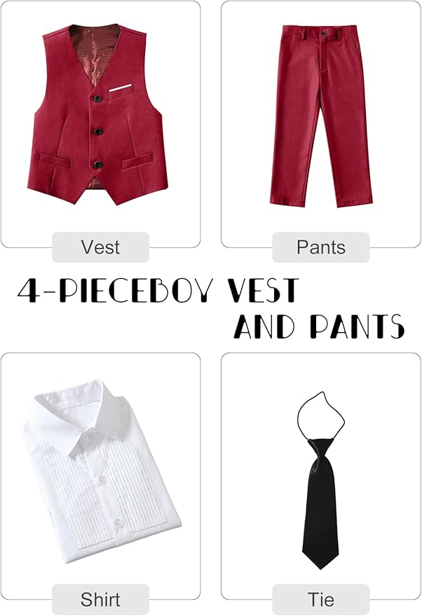 Baby Suit for Toddler Boys Infant Formal Suits Baby Boy Ring Bearer Wedding Outfit