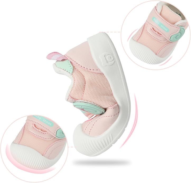 Baby Shoes Boys Girls First Walkers Cute Animals Toddler Sneakers Prewalkers Rubber Sole