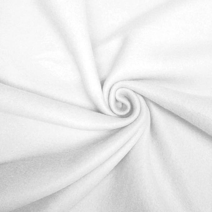 American Baby Company Fleece Blanket (30" x 40") with Silk-Like Satin Trim, Soft, Warm & Cozy, White, for Boys and Girls, Perfect for Baby Carrier, Stroller, Travel and Gifting