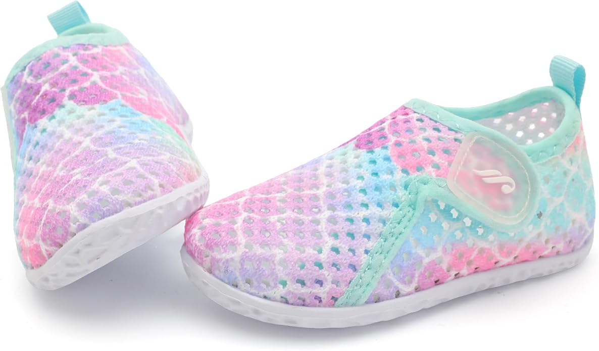 JIASUQI Baby Boys Girls Barefoot Swim Pool Water Shoes Beach Walking Sandals Athletic Sneakers