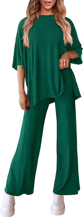 PRETTYGARDEN Two Piece Sets for Women Summer Fashion Lounge Matching Set 2026 Spring Travel Vacation Airport Outfits Clothing
