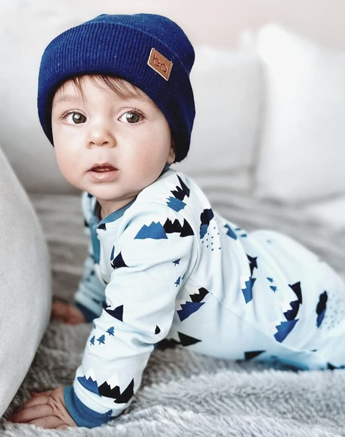 zippyjamz – Zipper Organic Sleeper Footed Onesies Sleeper Baby Pajamas with Inseam Zipper