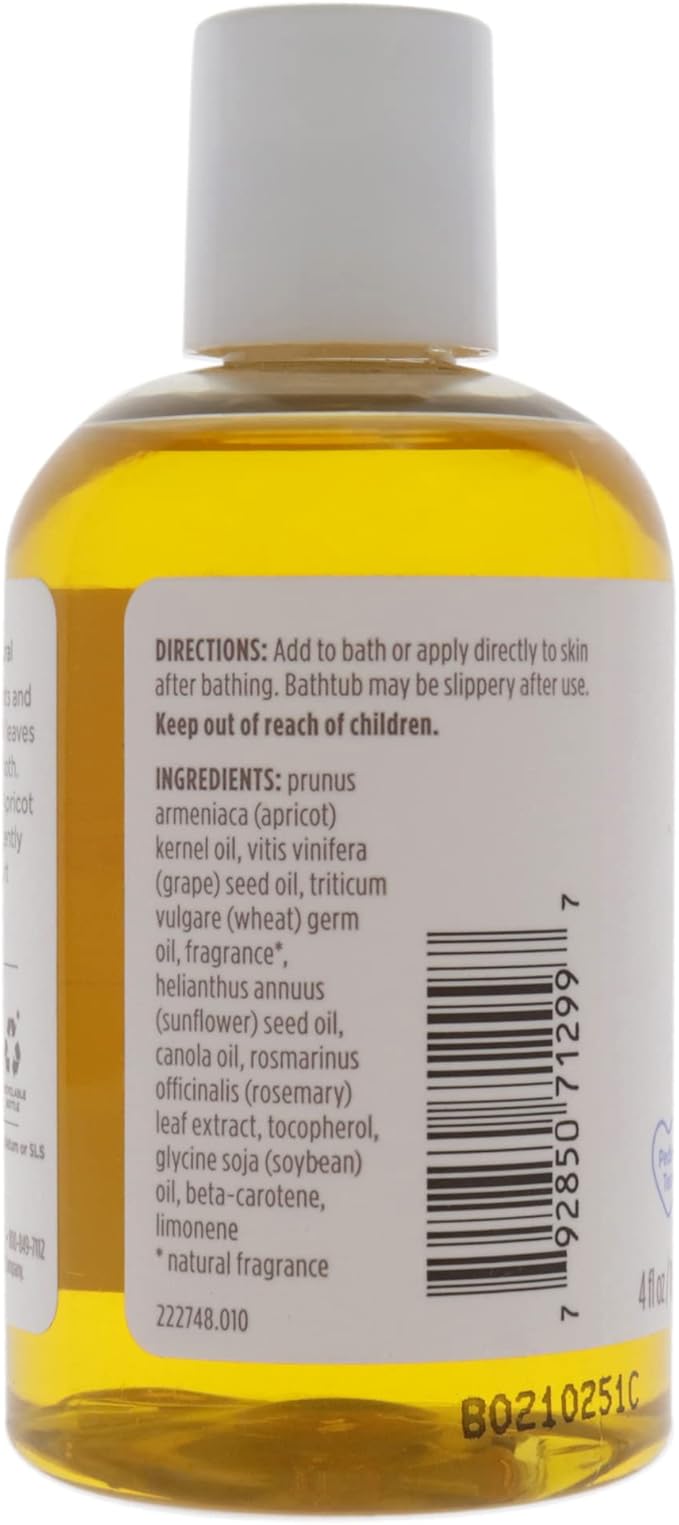 Burt's Bees Baby Nourishing Baby Oil, 100% Natural Origin Baby Skin Care, 4 Ounce Bottle