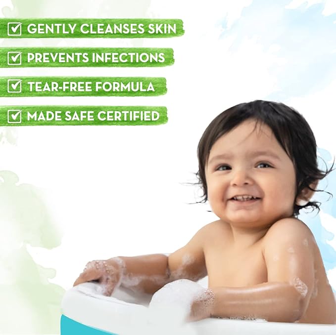 MAMAEARTH Coco Soft Baby Body Wash for Kids, 13.53 fl oz (400ml) – Gently Cleanses & Nourishes, with Coconut Milk & Turmeric, Tear-Free Formula, Safe for Sensitive Skin, Newborns & Toddlers