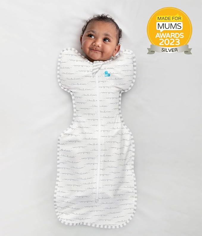 Love to Dream Swaddle UP, Baby Sleep Sack, Self-Soothing Swaddles for Newborns, Improves Sleep, Snug Fit Helps Calm Startle Reflex, New Born Essentials for Baby, 1.0 TOG, 5-8.5 lbs, Dreamer