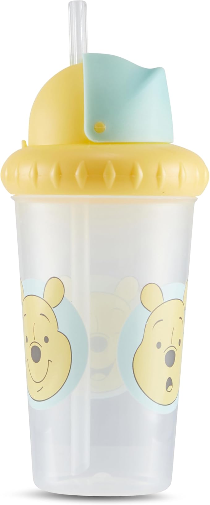 Disney Toddler Sippy Cups for Boys and Girls | 10 Ounce Sippy Cup Pack of Two with Straw and Lid | Durable Leak Proof Travel Water Bottle for Toddlers