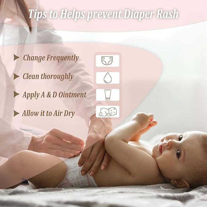 A and D Ointment by Sion Biotext Baby Diaper Rash Vitamin A + D Healing Cream for Dry Irritated Skin, Cuts, Burns Soothing Baby Care Medical Moisturizer + First Aid. (4 Ounce (Pack of 4)