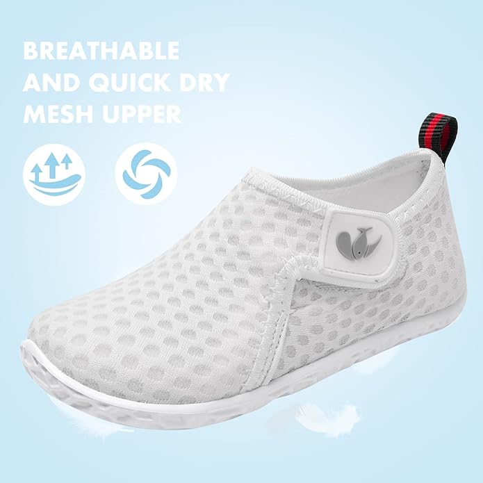 JIASUQI Baby Boys Girls Barefoot Swim Pool Water Shoes Beach Walking Sandals Athletic Sneakers